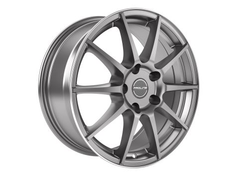 Alu disk PROLINE UX100 8x18, 5x114.3, 74.1, ET40 Grey Rim Polished