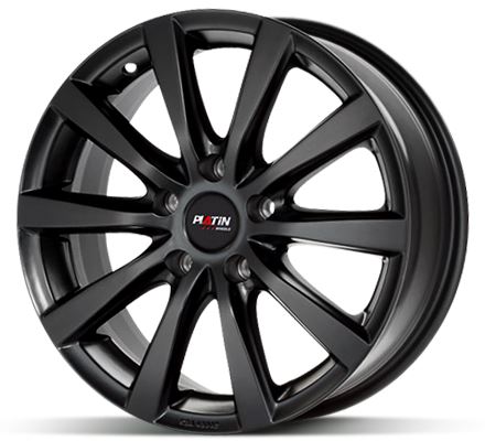 Alu disk Platin P69 FullBlack 7x17 4x108 ET25 čierny