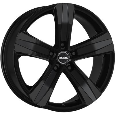 Alu disk MAK STONE5  6.5x15, 5x160, 65.1, ET58 GLOSS BLACK