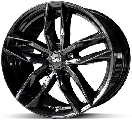 Alu disk MAM RS3 BP 8,5x20 5x112 ET45 čierny
