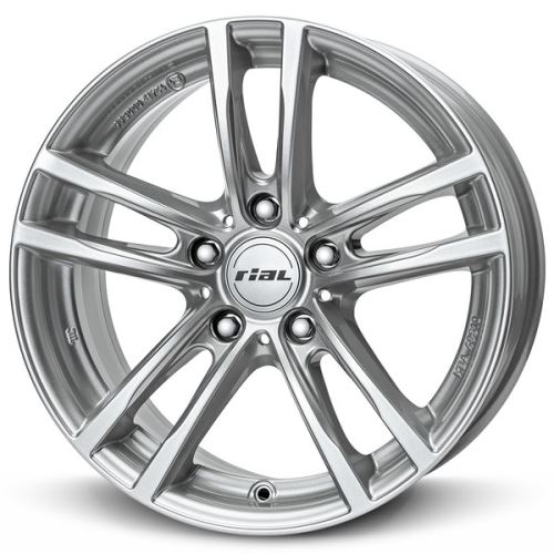 Alu disk RIAL X10 7x16, 5x120, 72.6, ET31 polar-silver