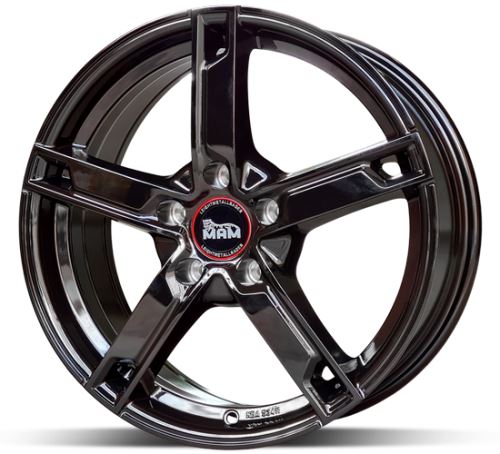 Alu disk MAM W4 FullBlack 7,5x18 5x112 ET44 černý