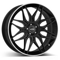Alu disk DOTZ LongBeach dark 10.5x21, 5x114,3, 64.1, ET48 Black/polished lip