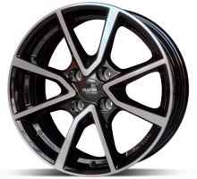 Alu disk Platin P95 Black 4 6,5x16 4x108 ET20 čierny leštený