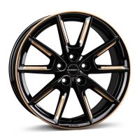 Alu disk Borbet LX19 8x19, 5x112, 66.5, ET44 black glossy gold spoke rim