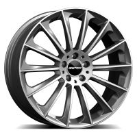 Alu disk GMP Stellar 9x18, 5x112, 66.6, ET35 Anthracite Diamond