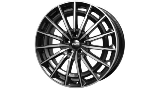Alu disk CMS C38 8x19, 5x112, 66.5, ET52 Diamond Black Gloss