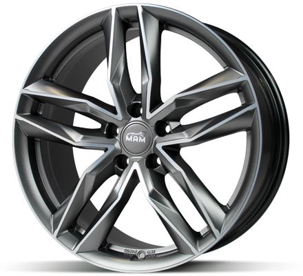 Alu disk MAM RS3 MPFP 8,5x20 5x112 ET45 titánový leštený