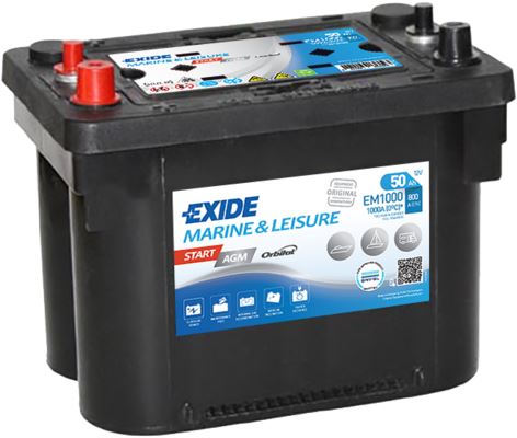 EXIDE Autobatérie START AGM 12V 50Ah 800A, 260x173x206mm