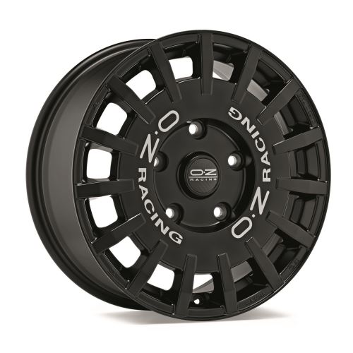 Alu disk OZ SPORT RALLY RACING VAN 7.5x18, 5x160, 65.1, ET48 MATT BLACK SILVER LETTERING