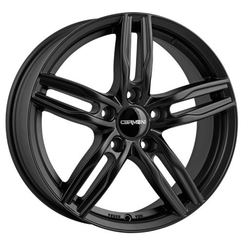 Alu disk CARMANI 14 Paul 7.5x17, 5x112, 66.6, ET35 black matt