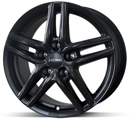 Alu disk Ronal R65 JBM 7x17 4x100 ET45 čierny matný