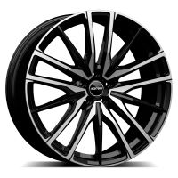 Alu disk GMP Sparta 9.5x21, 5x112, 66.6, ET37 Black Diamond