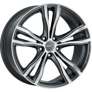 Alu disk MAK X-MODE 11x20, 5x120, 74.1, ET35 GUN MET-MIRROR FACE