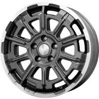 Alu disk Brock B45 7.5x18, 6x139,7, 100.1, ET33 Himalaya Grey Voll-Poliert (HGVP)