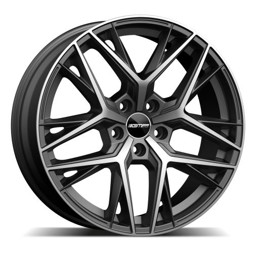 Alu disk GMP Lunica 7.5x18, 5x114.3, 73.1, ET35 Matt Anthracite Diamond
