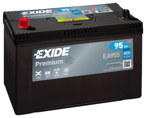 EXIDE Autobatérie PREMIUM 12V 95Ah 800A, 306x173x222mm, ĽAVÁ