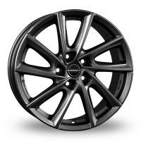 Alu disk Borbet V 7x17, 5x112, 66.6, ET54 mistral anthracite glossy