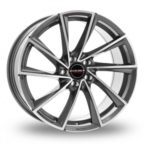 Alu disk Borbet VTX 8.5x19, 5x112, 66.5, ET47 graphite polished