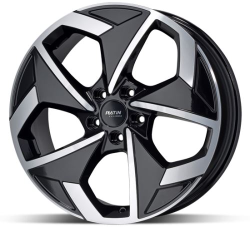 Alu disk Platin P104 Black 7x18 5x108 ET50 čierny leštený