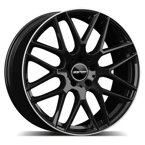 Alu disk GMP Berghem 8.5x21, 5x112, 66.6, ET35 Black Diamond Lip