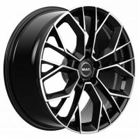Alu disk MAK STILO 8.5x21, 5x112, 76, ET43 BLACK MIRROR