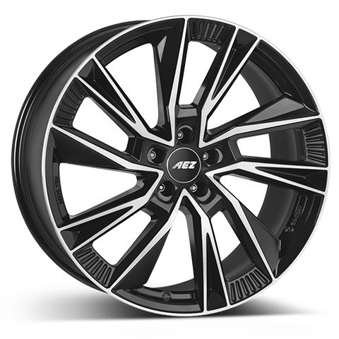Alu disk AEZ Havanna dark 8.5x19, 5x112, 66.6, ET47.5 Black/polished