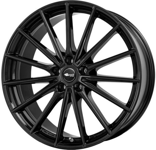 Alu disk Brock B43 8.5x20, 5x130, 66.6, ET35 Schwarz Glanz (SG)
