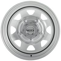 Oceľový disk DOTZ 4x4 8x15, 5x139, 110, ET-35, Silver