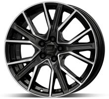 Alu disk 2DRV WH34 SP 8,5x20 5x112 ET30 čierny lesklý leštený