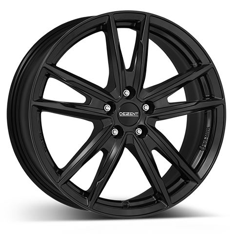 Alu disk DEZENT KF black 6x15, 5x114,3, 66.1, ET35 Black