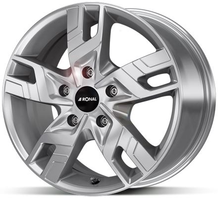 Alu disk Ronal R64 Silver 7x17 5x114 ET45 strieborný
