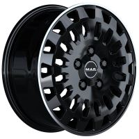 Alu disk MAK OVERLAND 6.5x16, 5x108, 65.1, ET46 GLOSS BLACK MIRROR RING