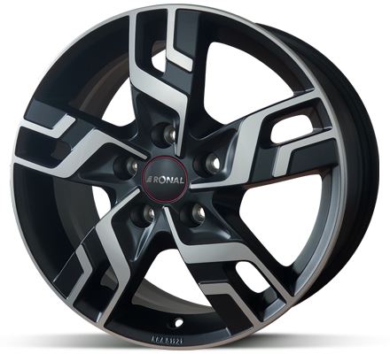 Alu disk Ronal R64 JBM FC 7x17 5x108 ET46 černý mat leštěný