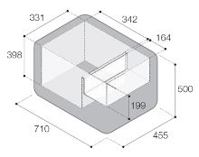 Přenosná kompresorová autochladnička Vitrifrigo VF55P 12/24V 110/230V 55 litrů (10)