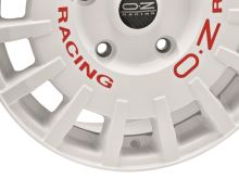 Alu disk OZ SPORT RALLY RACING VAN 7.5x18, 5x160, 65.1, ET48 RACE WHITE RED LETTERING (3)