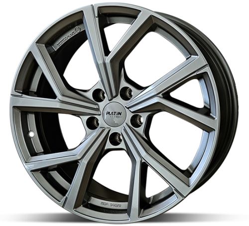 Alu disk Platin P115 SatinSilver 7,5x18 5x112 ET40 strieborný