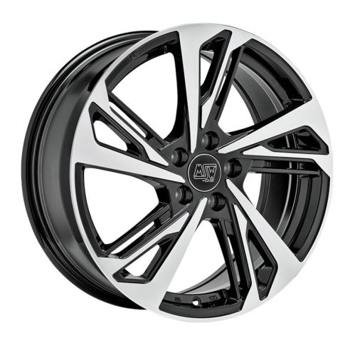 Alu disk MSW ALL SEASON MSW 60 7.5x17, 5x112, 57.1, ET46 GLOSS BLACK FULL POLISHED