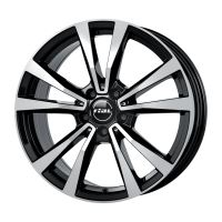 Alu disk RIAL M12 8x19, 5x112, 66.5, ET20 diamond-black frontpolished