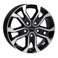 Alu disk AUTEC Kiso 6.5x16, 5x130, 89, ET66 Black polished