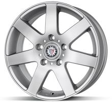 Alu disk Platin P04 7x16 5x120 ET45 strieborný