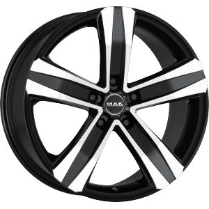 Alu disk MAK STONE5 7x17, 5x118, 71.1, ET62 BLACK MIRROR