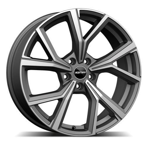 Alu disk GMP Mentor 7.5x18, 5x114.3, 73.1, ET35 Matt Anthracite Diamond