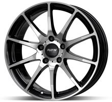 Alu disk Platin P113 Black 8x19 5x112 ET45 66,6 čierny leštený
