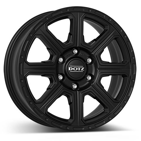 Alu disk DOTZ 4x4 Kalahari black 8x18, 6x139,7, 93.1, ET30