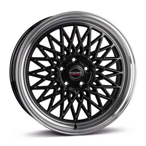 Alu disk Borbet B 8.5x19, 5x108, 72.5, ET40 black rim polished