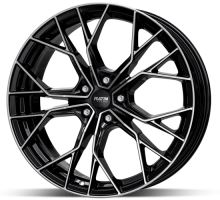 Alu disk Platin P118 Black 8x19 5x112 ET45 čierny leštený
