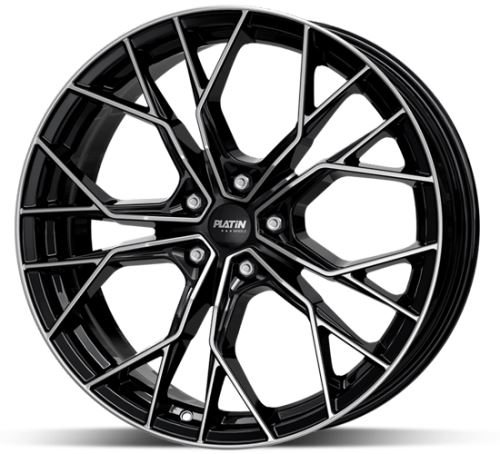 Alu disk Platin P118 Black 8,5x19 5x112 ET30 čierny leštený