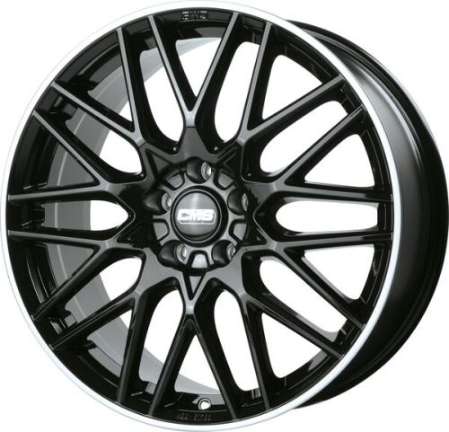 Alu disk CMS C25 7x17, 4x108, 65.1, ET32 Diamond Rim Black Gloss