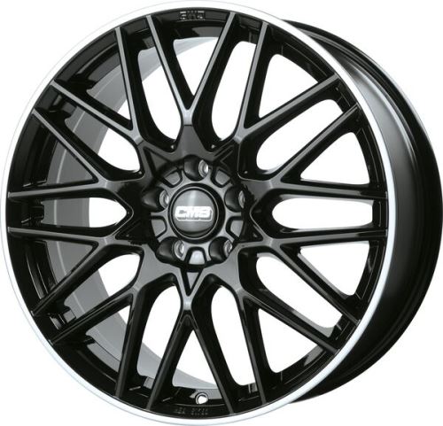 Alu disk CMS C25 8x19, 5x108, 63.4, ET50 Diamond Rim Black Gloss
